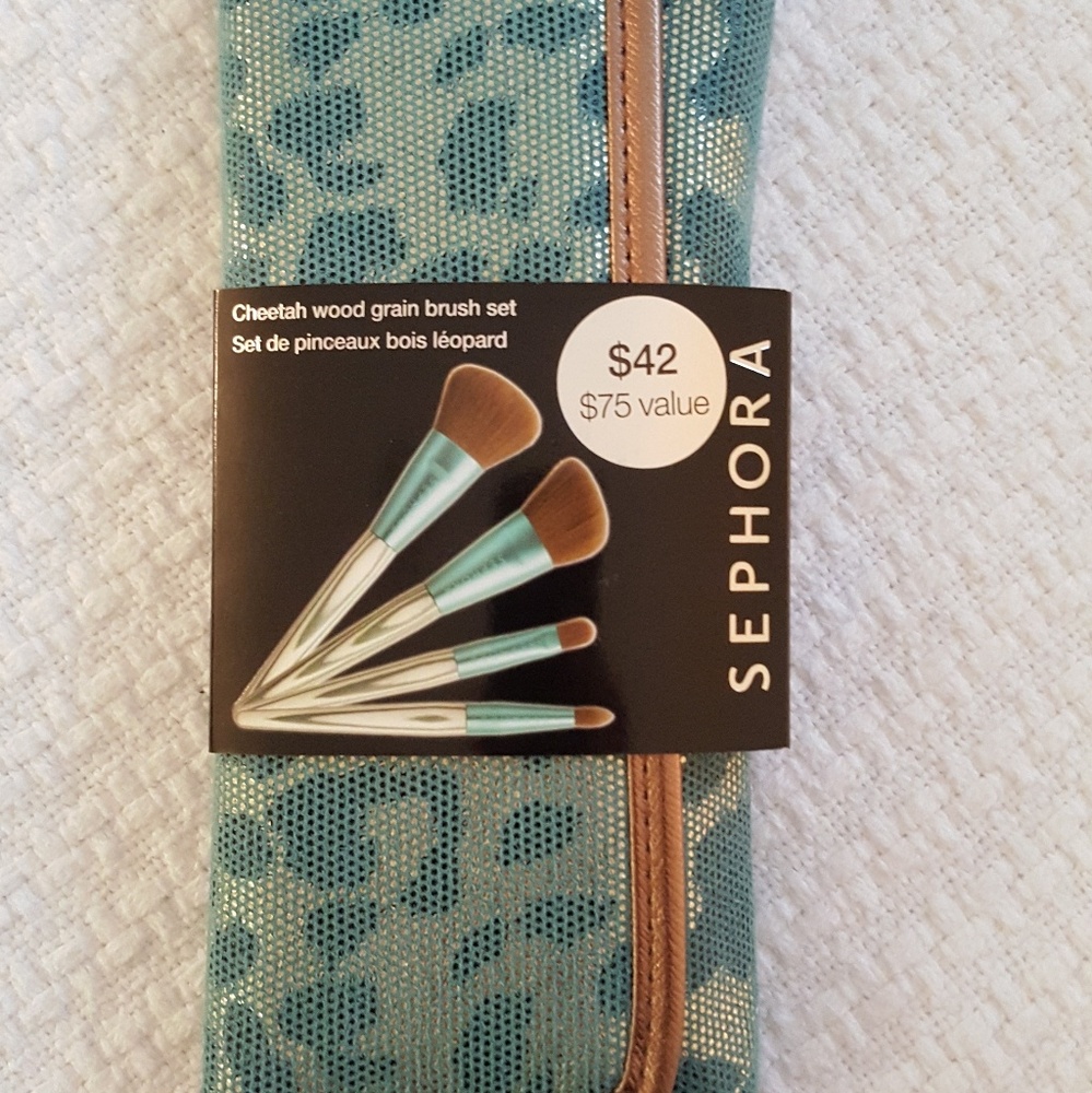 Sephora brush set with carry bag