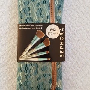 Sephora brush set with carry bag