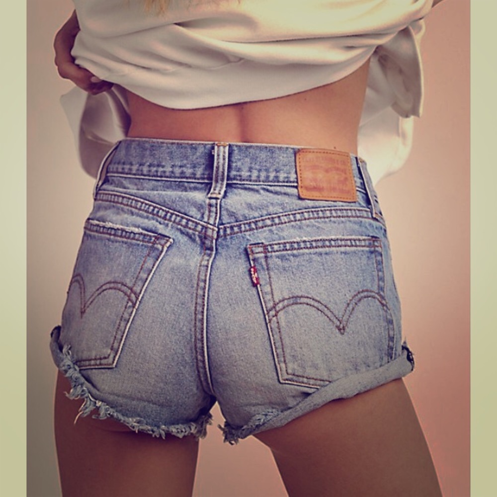 Vintage Reconstructed Levi's 501 Denim Shorts