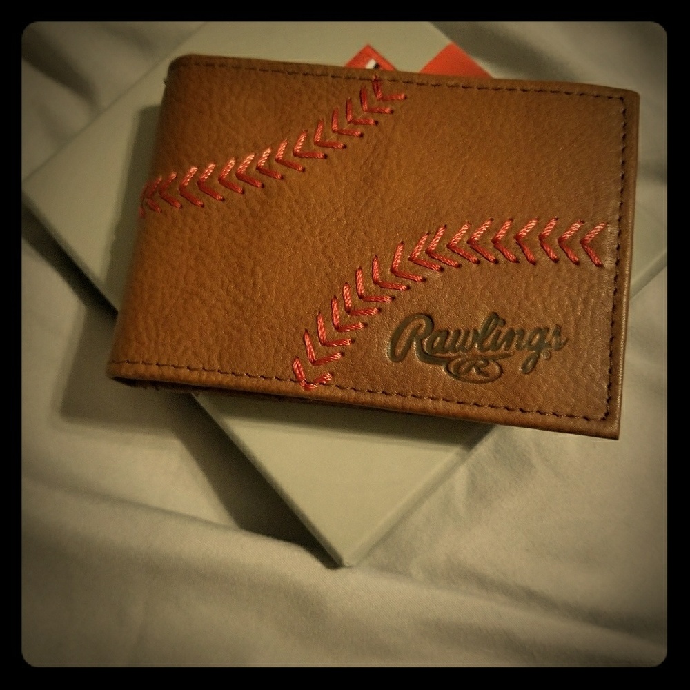 MENS RAWLINGS LEATHER WALLET