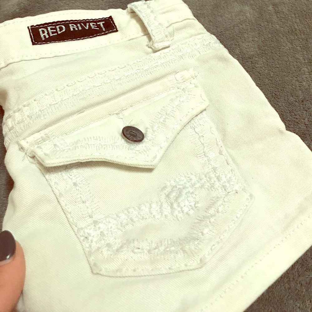 Sexy white shorts