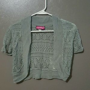 Say What? short sleeve shrug