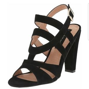 STEVE by Steve Madden Cassandra Black Suede Heels