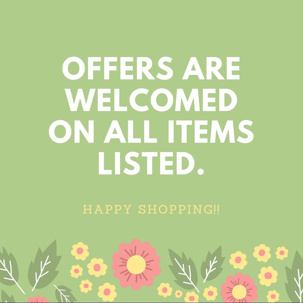 Offers Welcome!