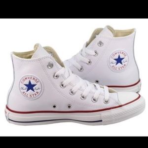 High top white converse!