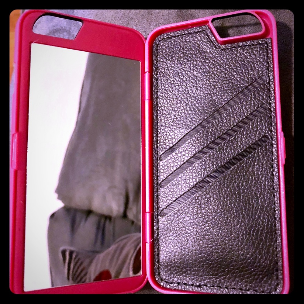 📱Cutest iPhone 6 6/S Mirror & Wallet Holder 📱