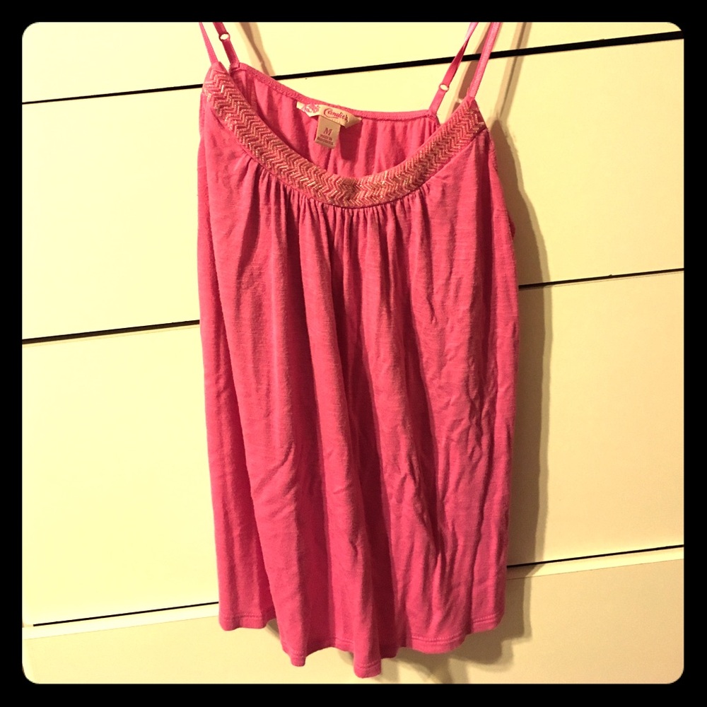 Pink tank top