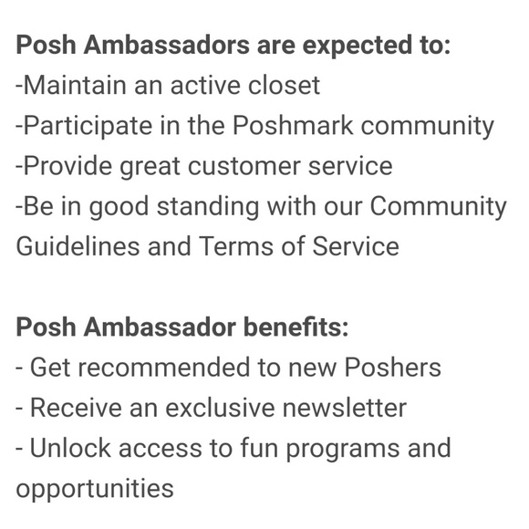 💛💙💜💚❤ I'M A POSH AMBASSADOR II ! ❤💚💜💙💛 - Picture 3 of 3