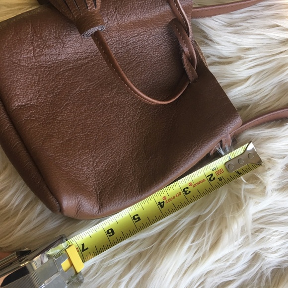 Shaffer LA Leather Mini Crossbody Bucket Bag - Picture 6 of 8