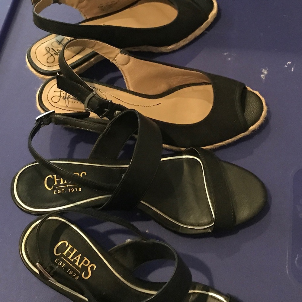 2 FOR 1 Black Sandals