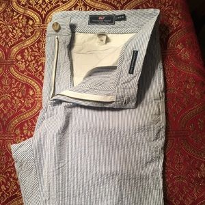 Vineyard Vines Slim Seersucker Pants