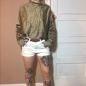 70s vintage Japanalia Silk long sleeve blouse