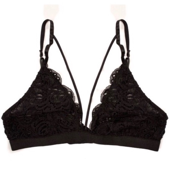 1 LEFT! Black Lace Bralette - Picture 2 of 7