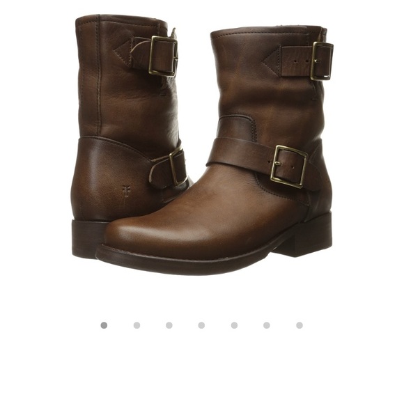 New in box, Frye Vicky Engineer boot, dark brown - Picture 2 of 8