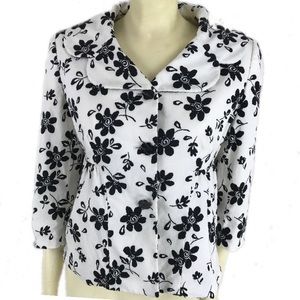 Le Suit 3/4 Sleeve Blazer