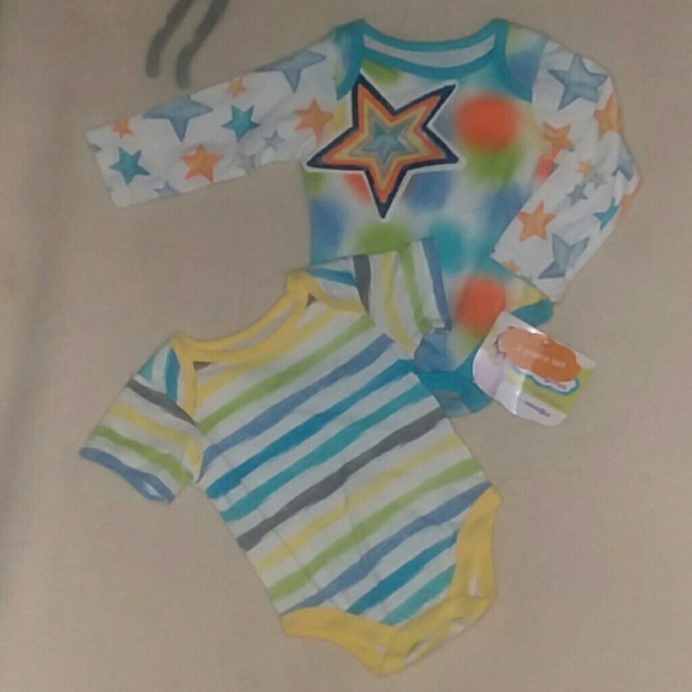 NWT Baby Boys Truly Scrumptious Body Suit Set 3 Mo