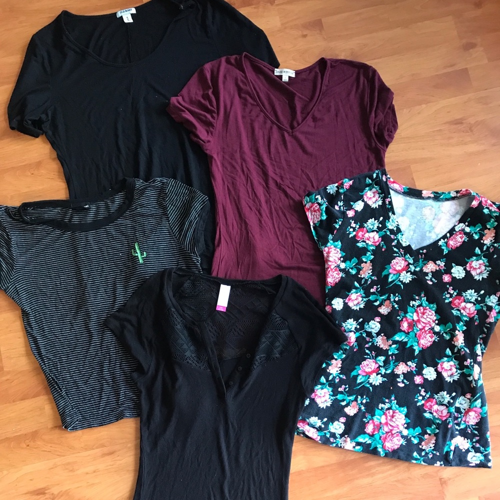 5 ITEM TSHIRT BUNDLE! 😍👚👕