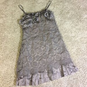 Taupe Cocktail Dress