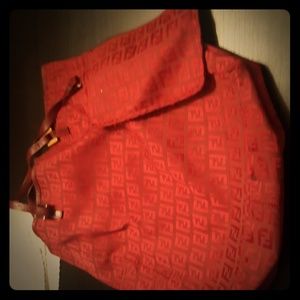 authentic vintage fendi small tote