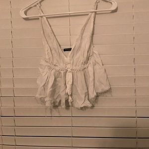 White Crop Top