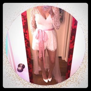 White Cynthia Rowley Bridal Romper 👰🏻💍