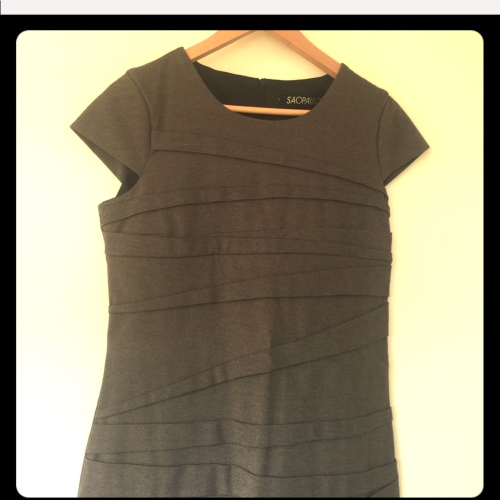 [reserved] Gray Saopaulo cocktail dress