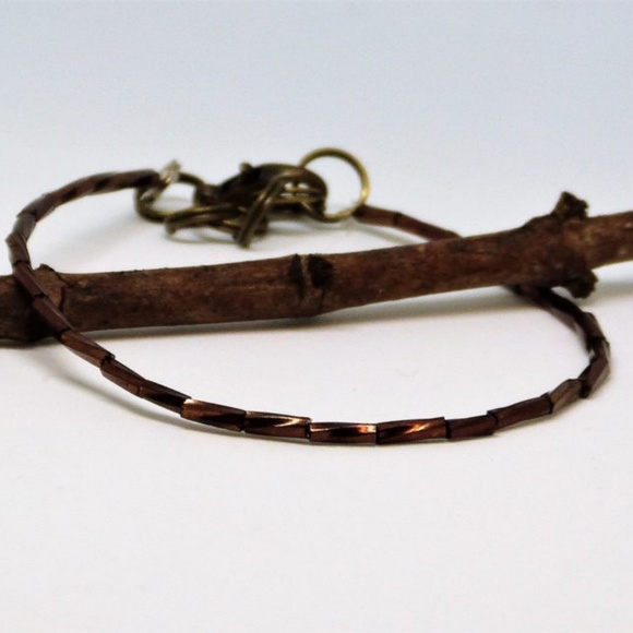 Sleek Brown Handmade Bracelet - Picture 1 of 3