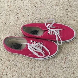Hot Pink Vans