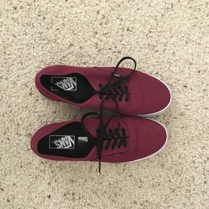 Maroon Vans
