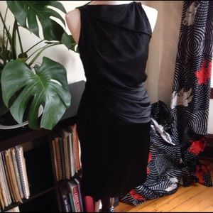 FINAL PRICE! Helmut Lang black silk dress 6 medium