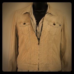 Beige AF Corduroy Jacket Sz M