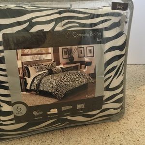 Twin Zebra Bedset