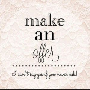 Accepting all reasonable offers!