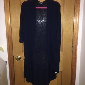 Midi length light cardigan