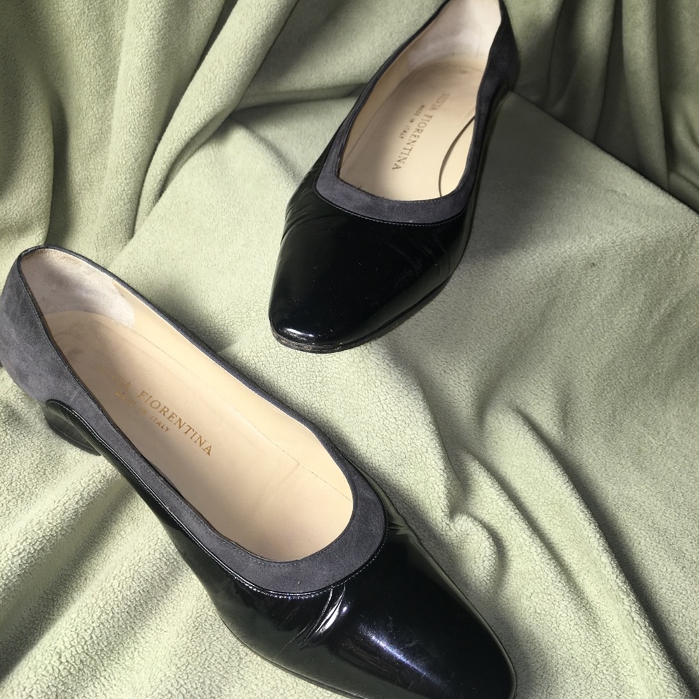 Silvia Fiorentina two tone Heels Black