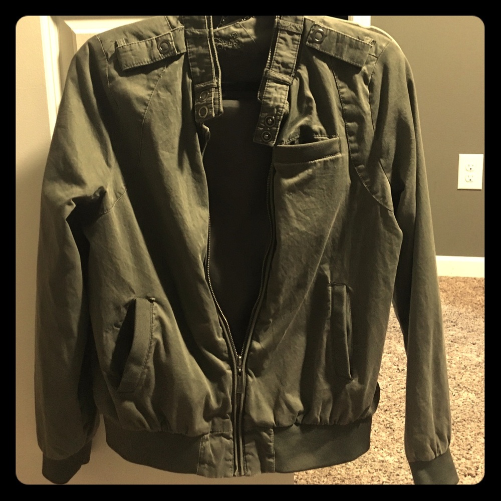 Army green jacket