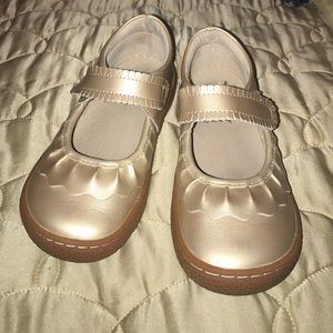 Livie & Luca gold Mary Jane shoes