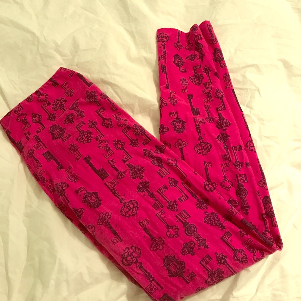 Pink OS One Size LulaRoe leggings