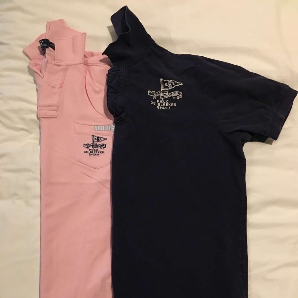 2 polo shirts