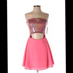 Naven Cocktail Strapless Dress