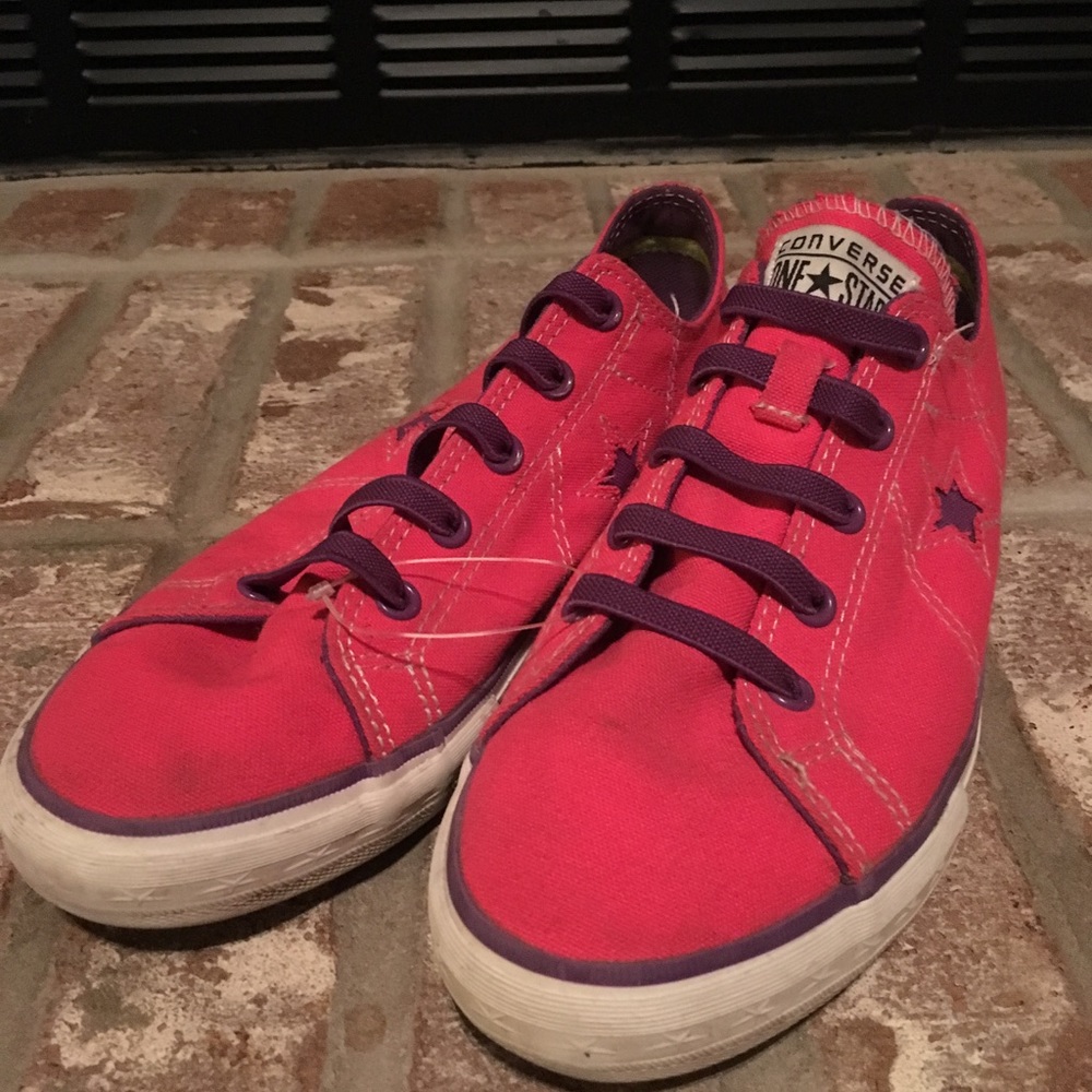 Authentic Pink Converse Allstars Sz 5