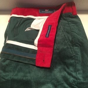 Vineyard Vines Candy Cane Corduroy Pants
