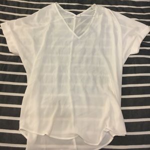 White Sheer Blouse