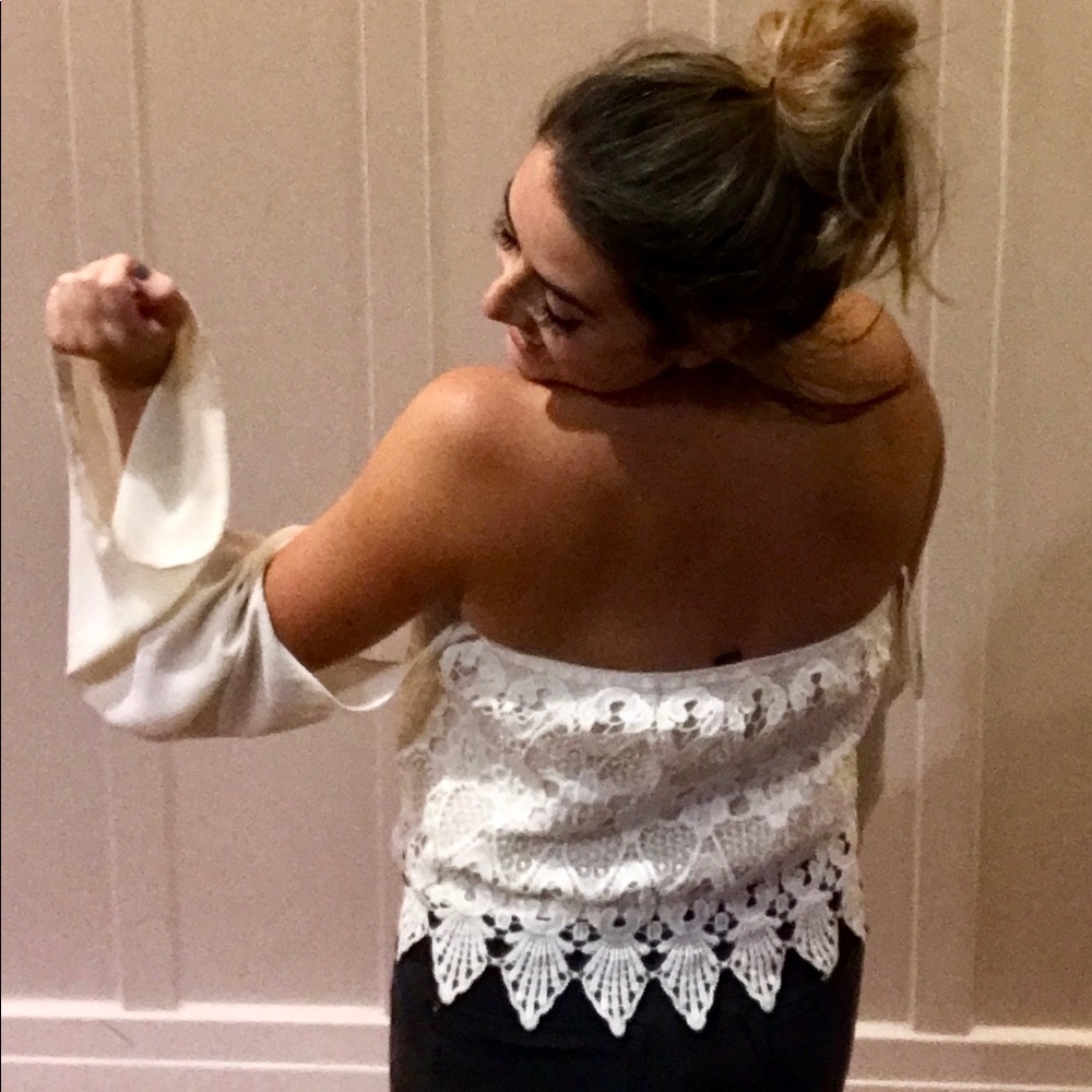 Off the shoulder top!
