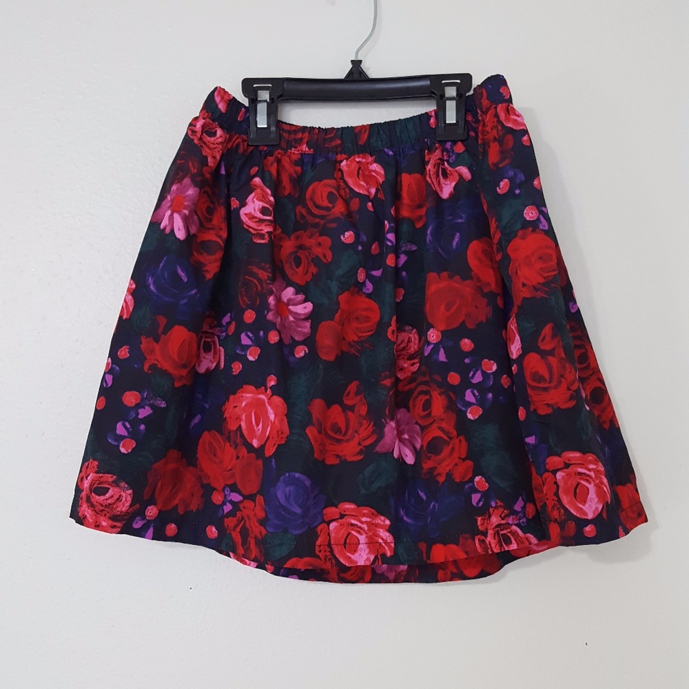 Girls Floral Skirt