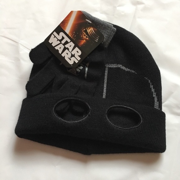 Star Wars Darth Vader Hat & Gloves Set New - Picture 2 of 4