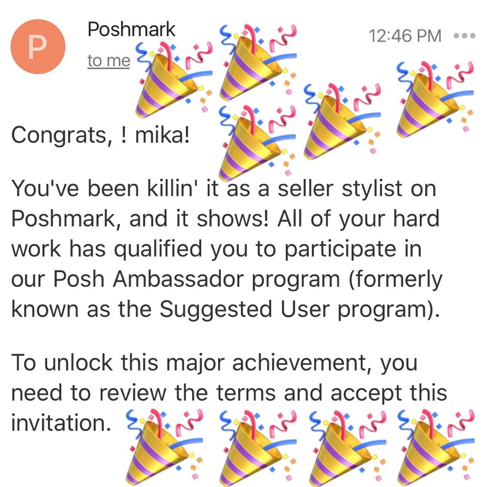 🎉Posh Ambassador!!!!🎉