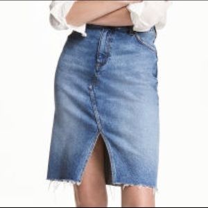 NEW H&M denim skirt