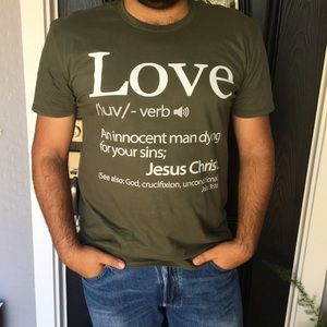 Christian love t shirt