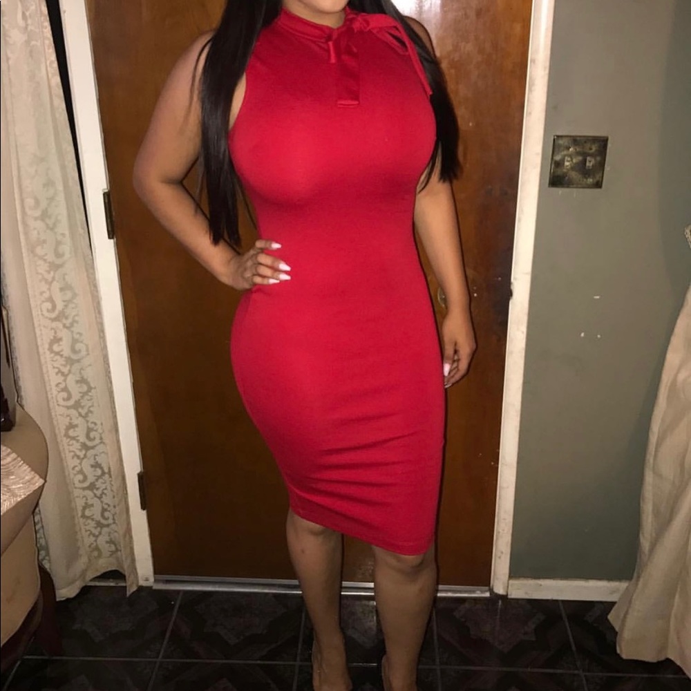Red dress